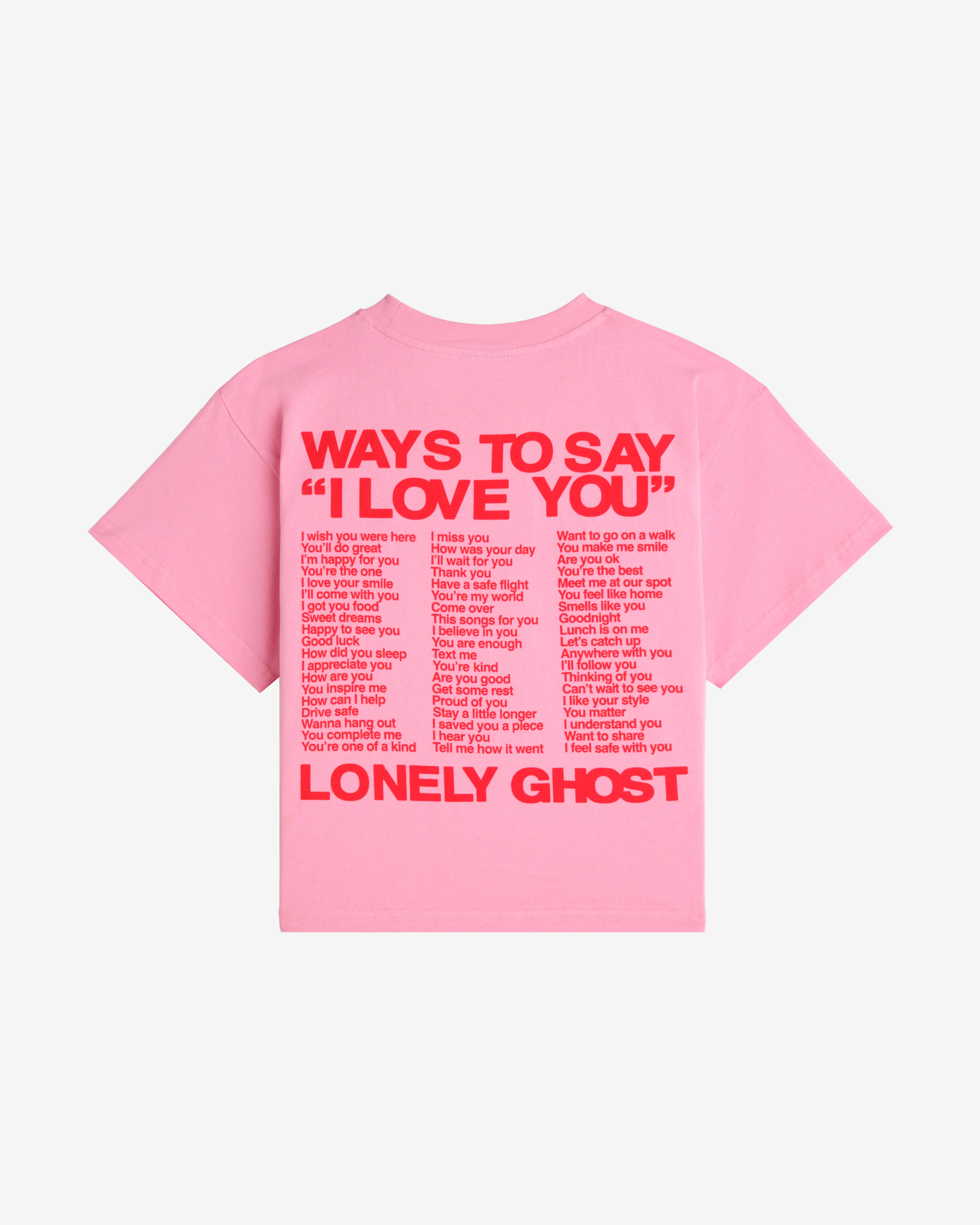 Ways to Say ILY Lace Boyfriend Baby Tee - Image 3
