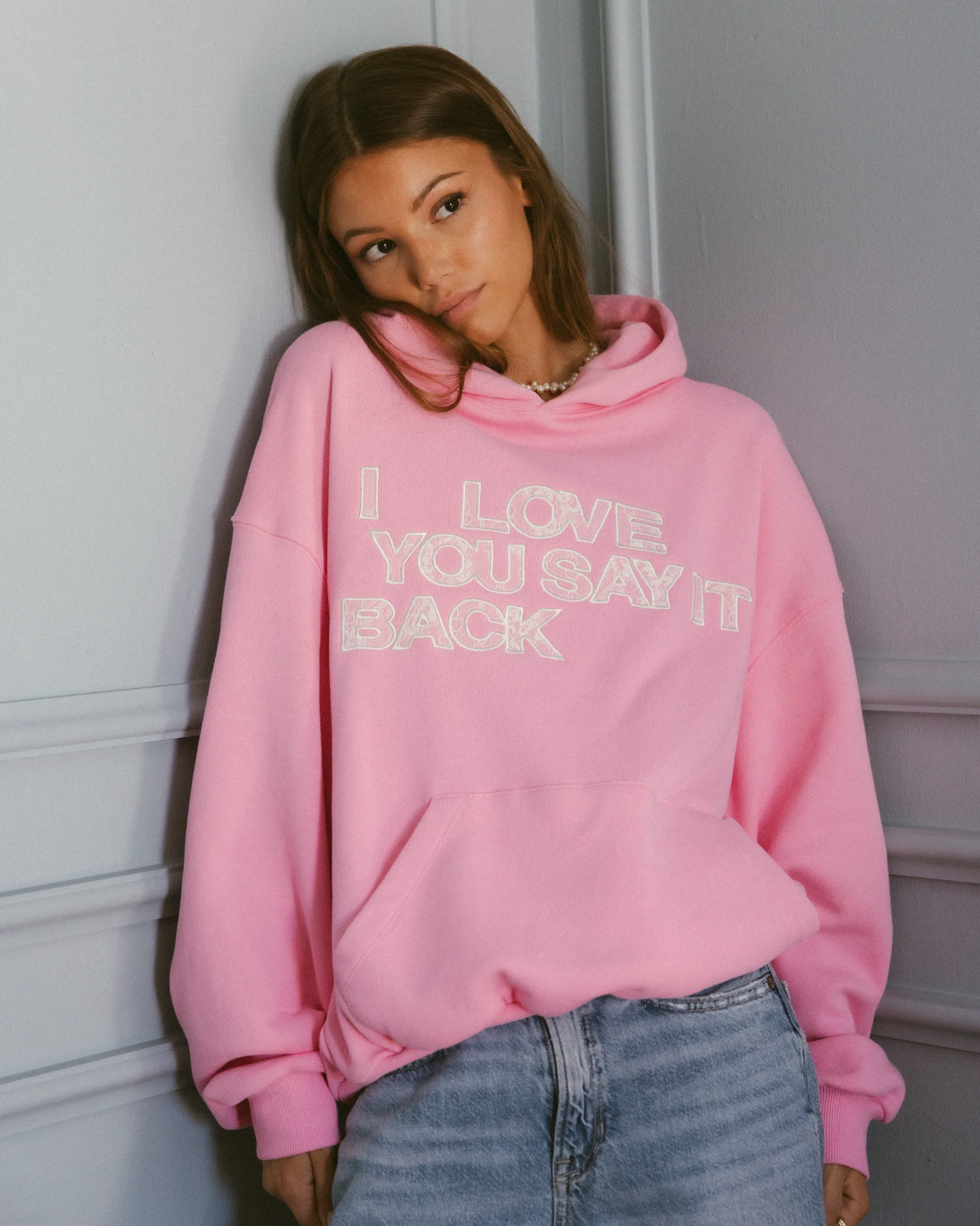 Ways to Say ILY Lace Hoodie - Image 5